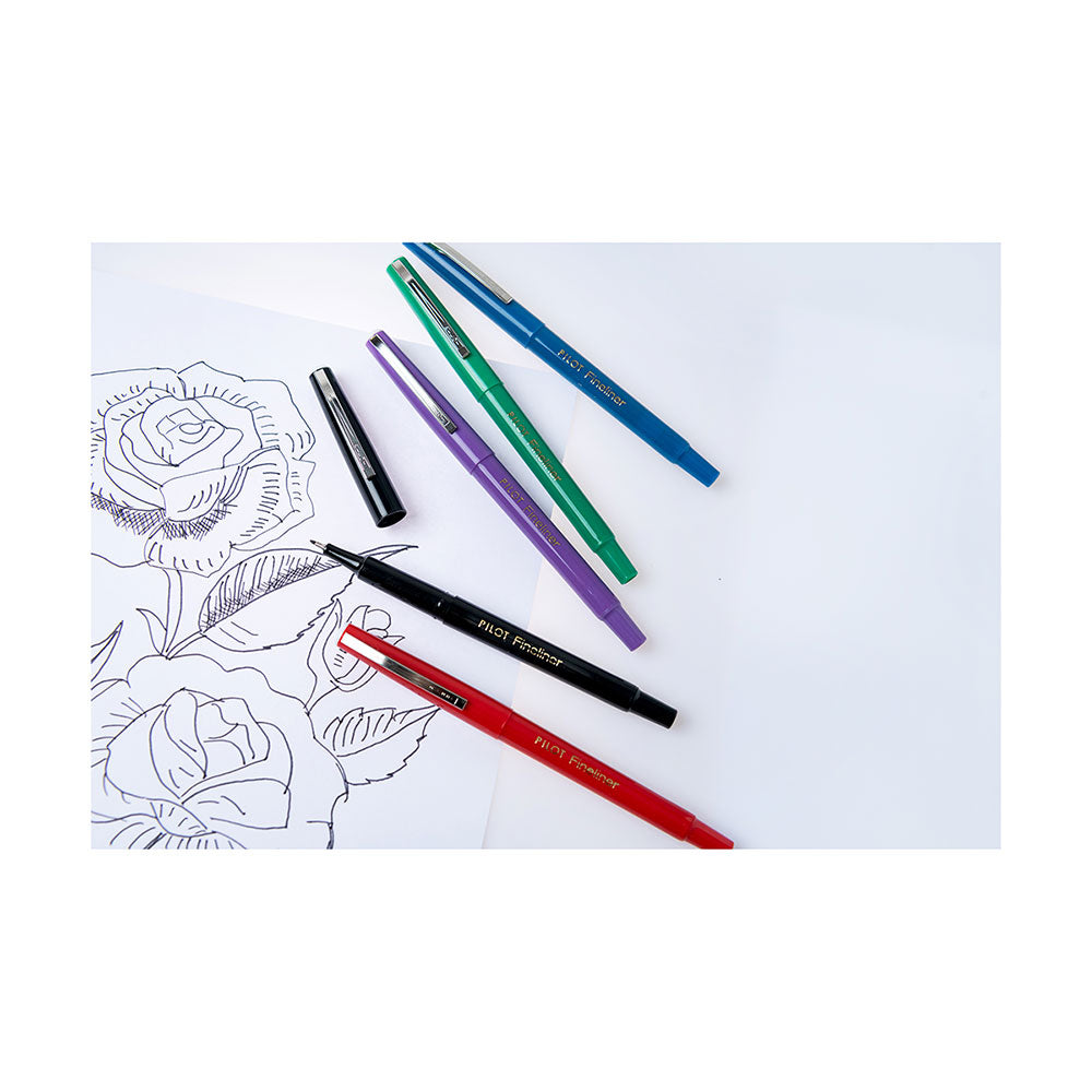 Pilot Fineliner Pen SWPPF Extra Fine Pack 12 Green_9005789_10425