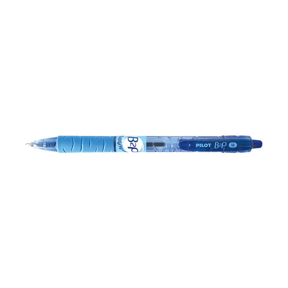 BegreeN B2P Grip Retractable Ballpoint Pen Medium 1mm Blue 10 Pk 9008222 74759