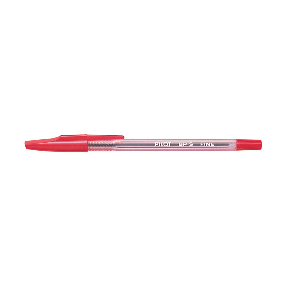 Pilot Ballpoint Pen BP-S Fine 0.7mm Box 12 Red_16156524_10322
