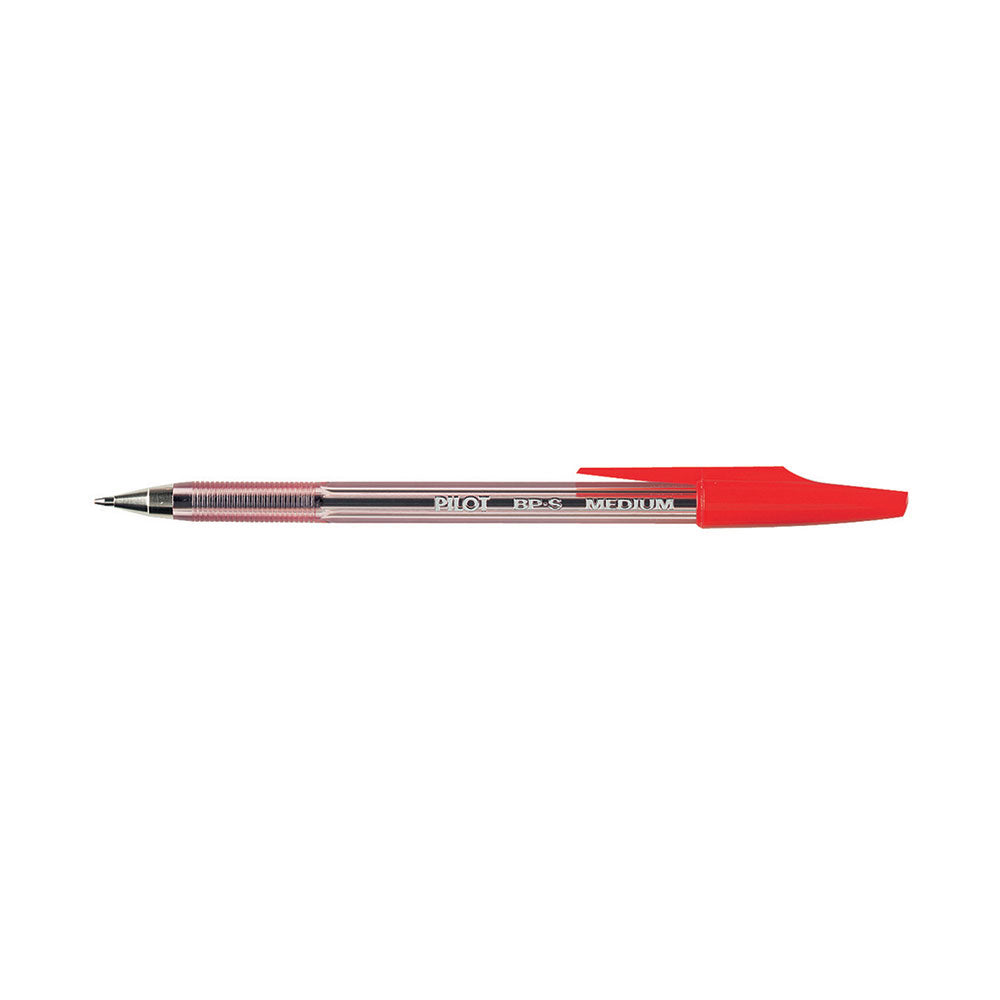 Pilot Ballpoint Pen BP-S Medium 1mm Box 12 Red_16156624_11094