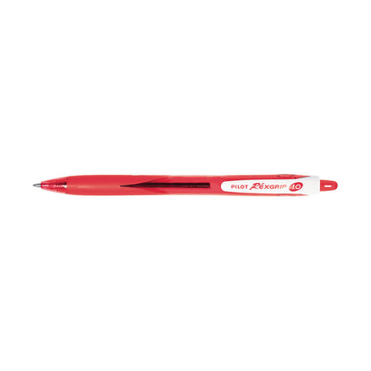 Pilot Ballpoint Pen BRG-10M Begreen Rexgrip Medium Pack 10 Red_935100403_13271