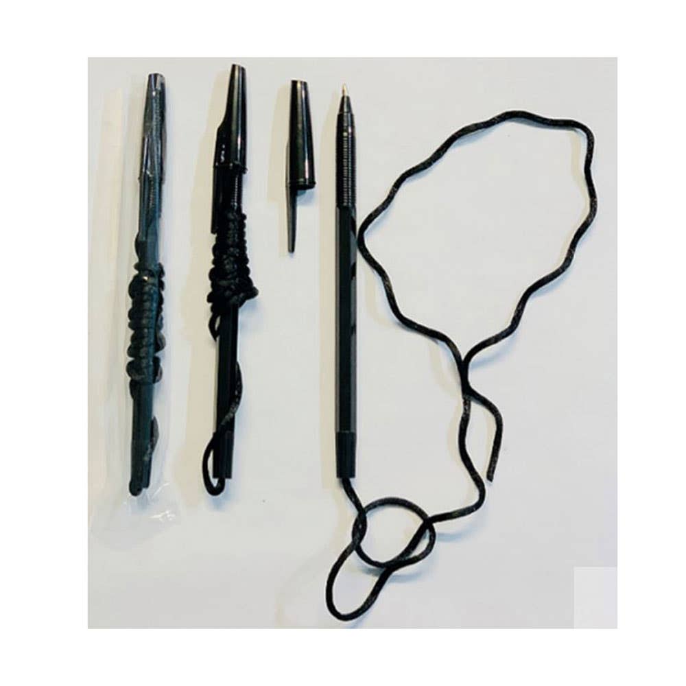 Premier Captive Corded Ballpoint Pen Medium Point Black Box 12 1056686 PCCBP-1B