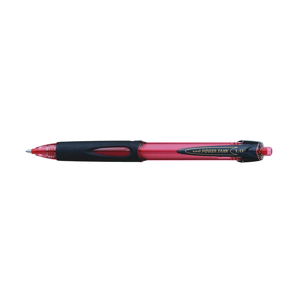 Uniball SN220 Retractable Ballpoint Pen Powertank Medium 1mm Pack 12 Red_935525103_SN220MR