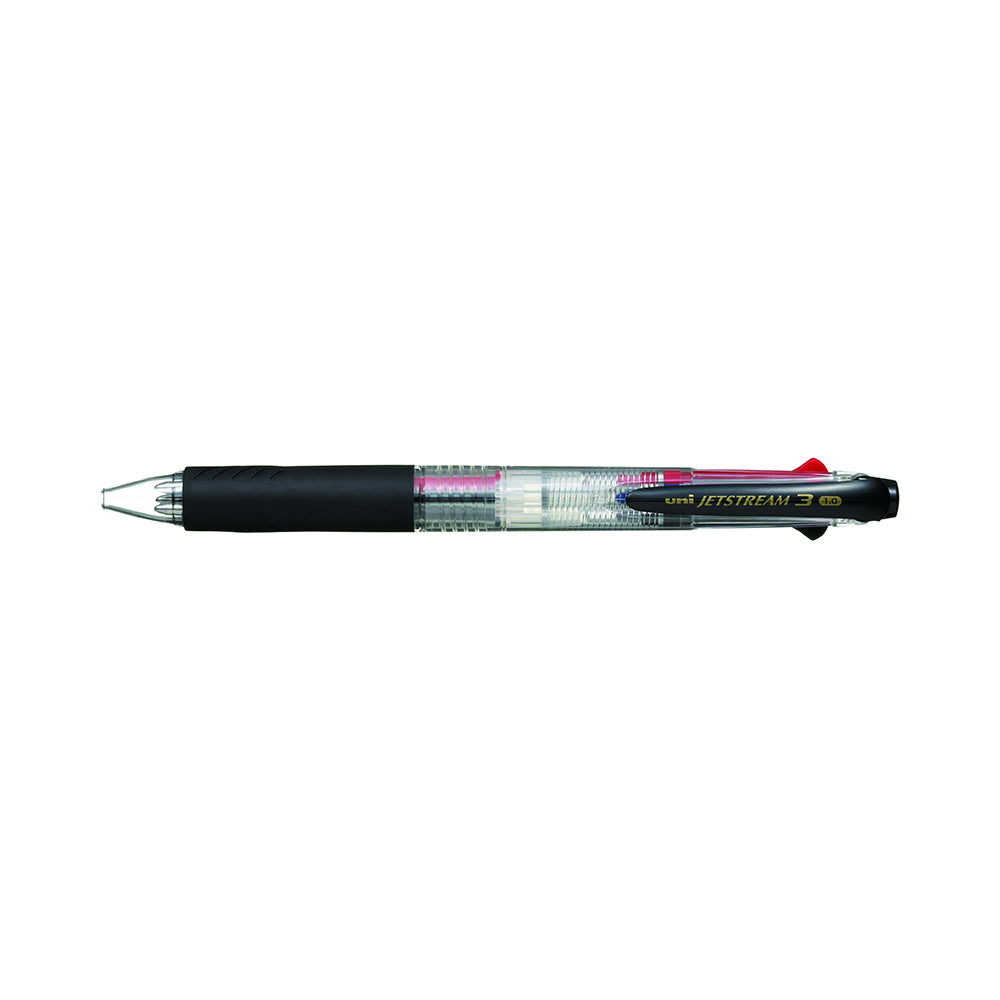 Pen Jetstream Retractable Rollerball Med1mm 3 Multicolour   SXE3-400-10_40044258_SXE3400-10BK
