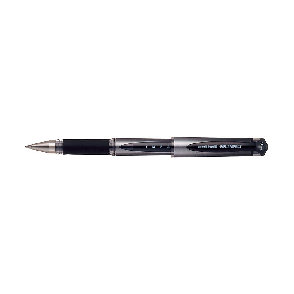 Uniball UM153S Rollerball Pen Signo Gel Impact Broad 1mm Pack 12 Black 935510501 UM153SBK