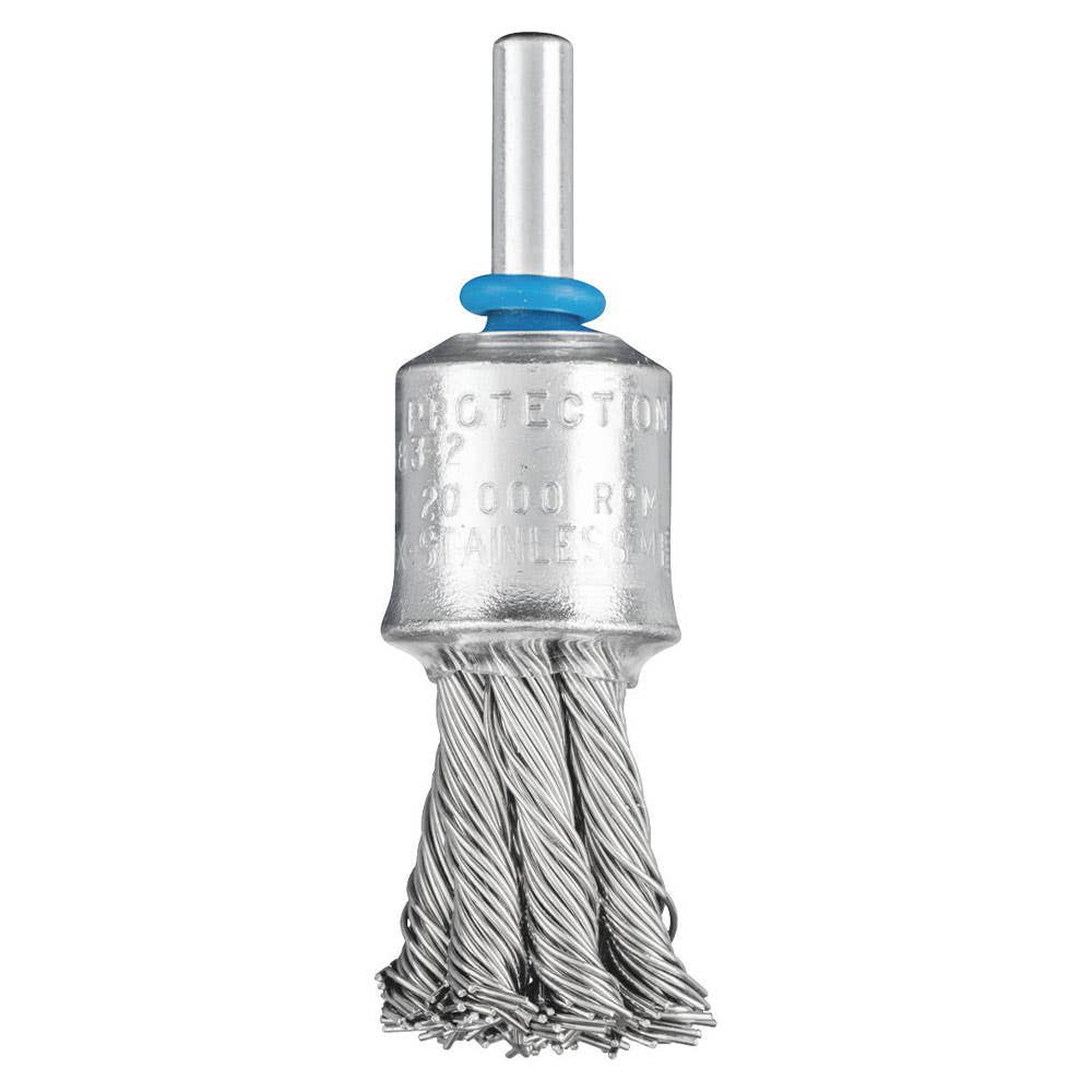 Brush End Wire Stainless Steel Twist Knot 19mm x 19mm x 6 Spindle Pferd 145597 43207007
