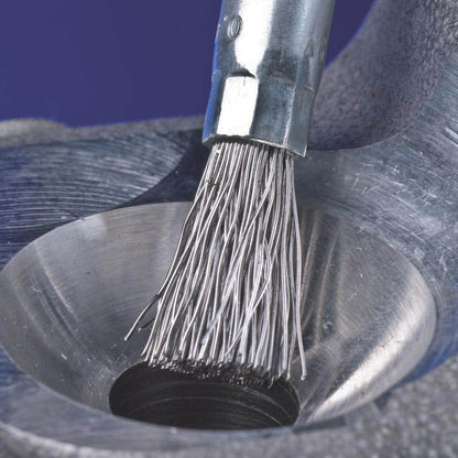 Brush End Wire Stainless Steel Pencil Crimped Wire 10mm x 10mm x 0.35 Pferd 92668069 43204003