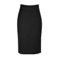 Ladies Waisted Pencil Skirt Black - 18 36015147 20116-BLK-18