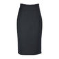 Ladies Waisted Pencil Skirt Charcoa - 14 36015149 20116-CHA-14