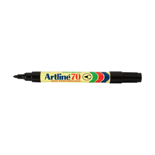 Artline 70 Permanent Marker Bullet Black 1.5mm 4929106 107001