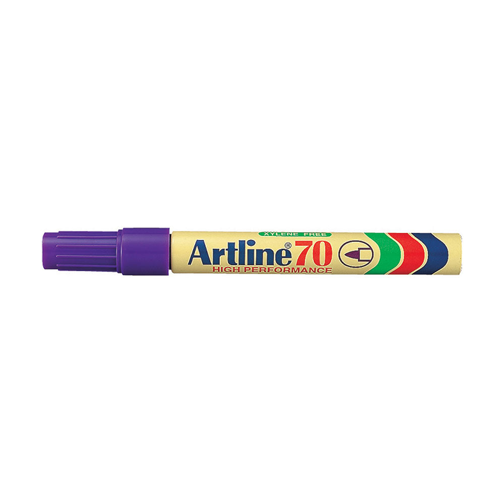 Artline 70 Permanent Marker Bullet Point 1.5mm Box 12 Purple_925007009_107006