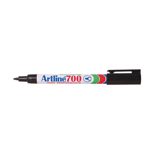 Artline 700 Permanent Marker Bullet Point 0.7mm Box 12 Black 925007201 170001