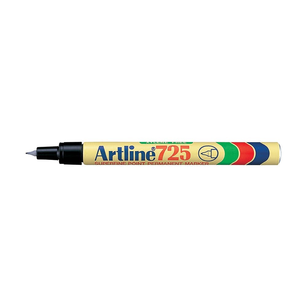 Artline 725 Permanent Marker Bullet Tip 0.4mm Black 90830012 172501