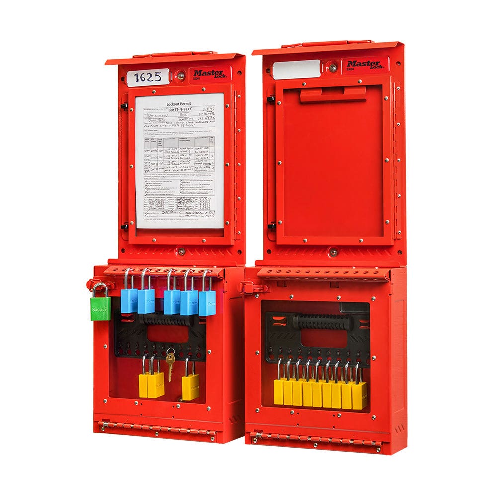 Complete Permit Control Lockout Station 12 Keys 417865 S3500