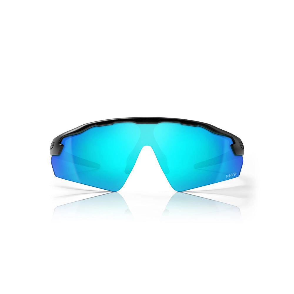 Glasses Phantoms Matte Black Frame/Reflectors Blue Lens Phantoms SafeStyle   PHMBBT100_40057681_PHMBBT100