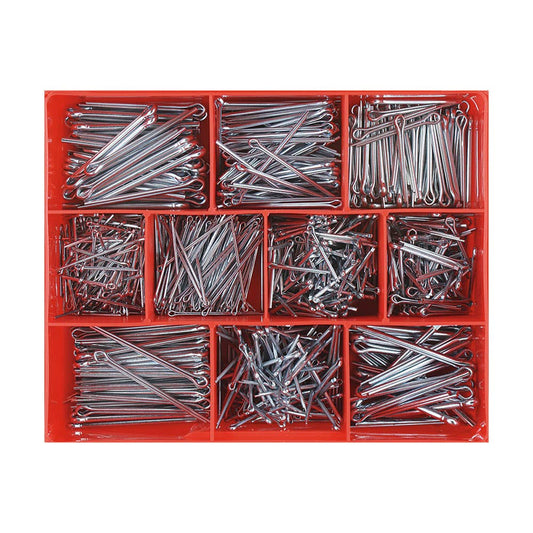 795 Piece Split Cotter Pin Kit 10 Sizes 1.6 - 4mm 1611003 CA800