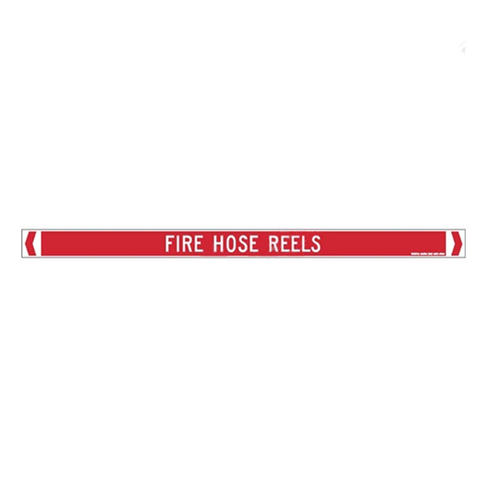 Marker Pipe Fire Hose Reels Self Adhesive 460x29mm Non Relfective (10 pack) 36021607 PMM148