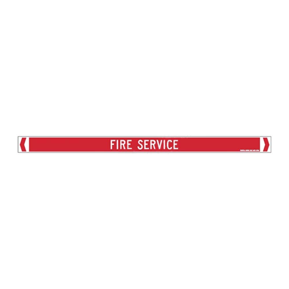 Marker Pipe Fire Service Self Adhesive 460x29mm Non Reflective (10 Pack) 36021608 PMM150