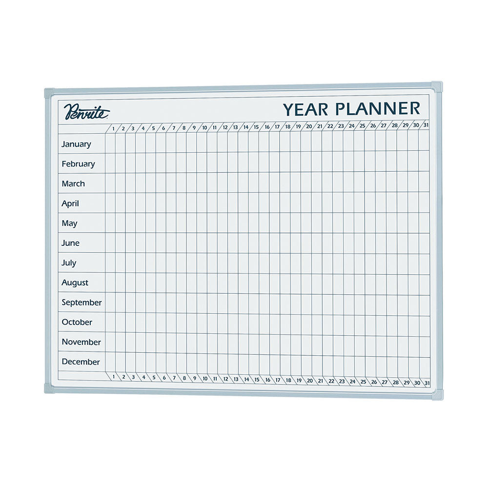 Quartet Planner Magnetic 900X600 Aluminium Frame Undated_725004000_QTYEAR0906