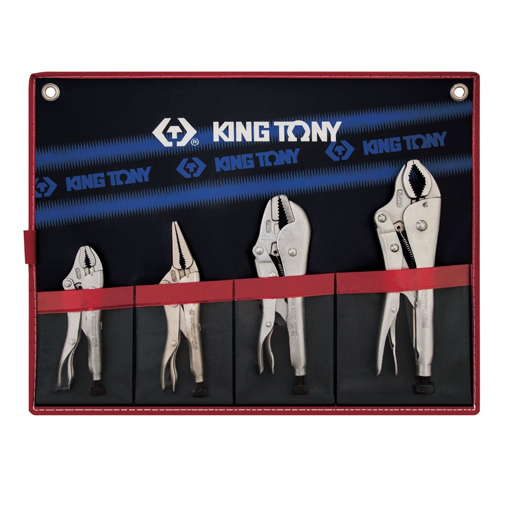 Locking Pliers Set 4 Piece King Tony 61016140 42504PR