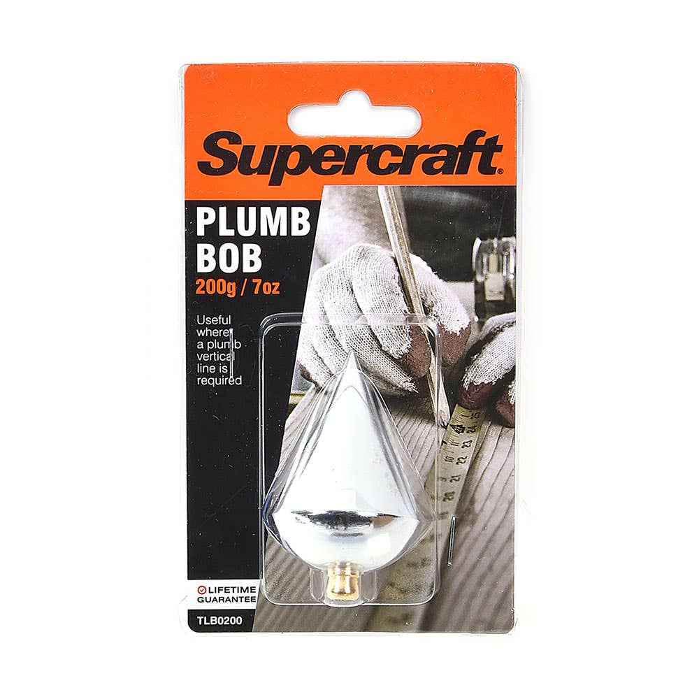 Plumb Bob Chrome Plated 200g 60011738 TLB0200