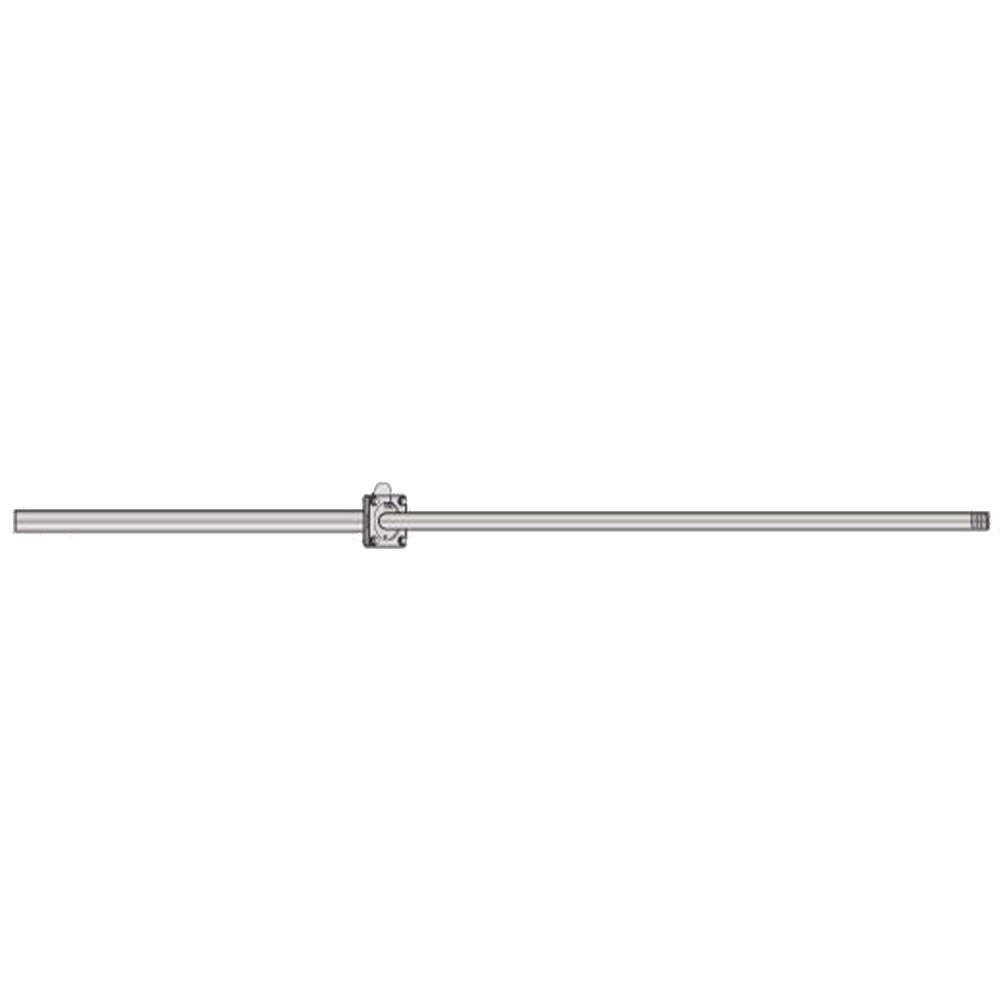 Swivel Pole High Vibration Galvanised 2,400mm Rear Slot_36021789_S1-M1-2400-PS-HG