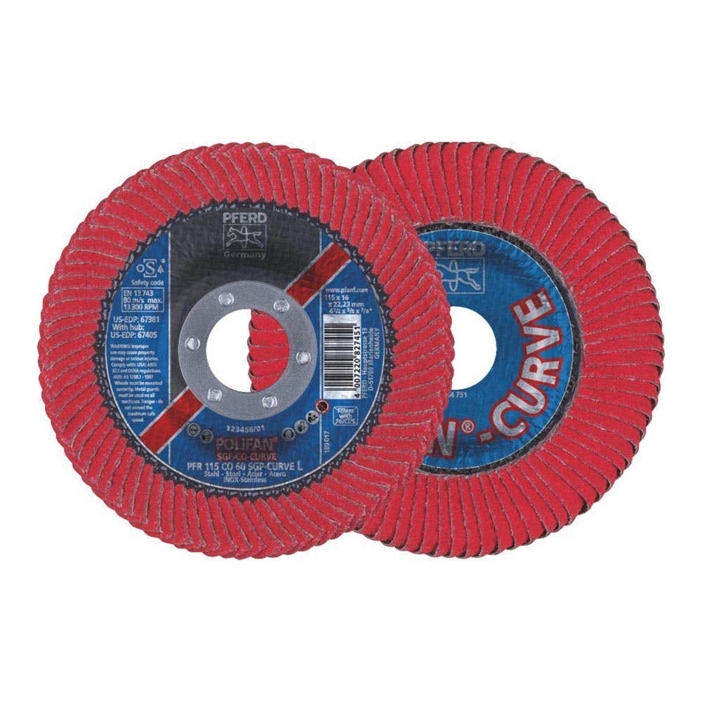 Disc Curve 115mm Co 60 SGP Curve L 13300rpm Polifan 60019733 67689046