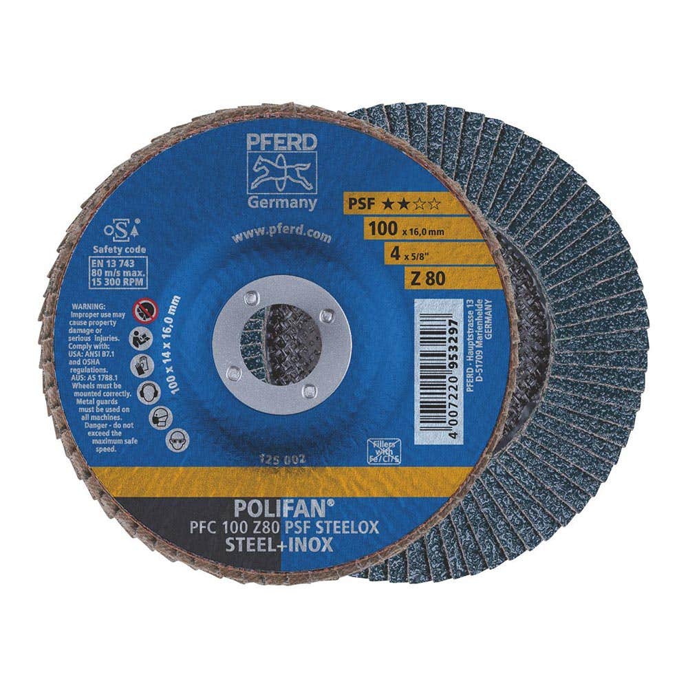 Disc Flap 100 x 16mm 80G 15300rpm 734002 67768100