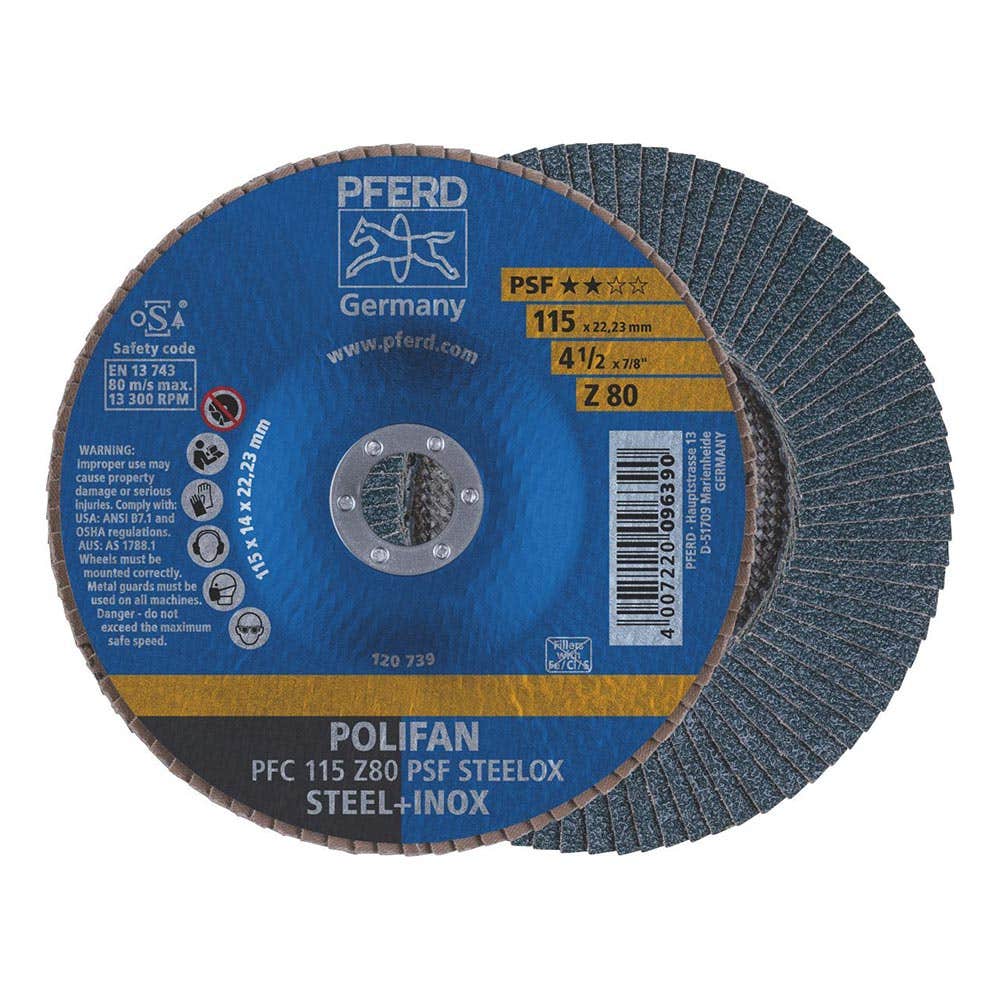 Disc Flap 115 x 22.23mm 80G 13300rpm 734005 67770118