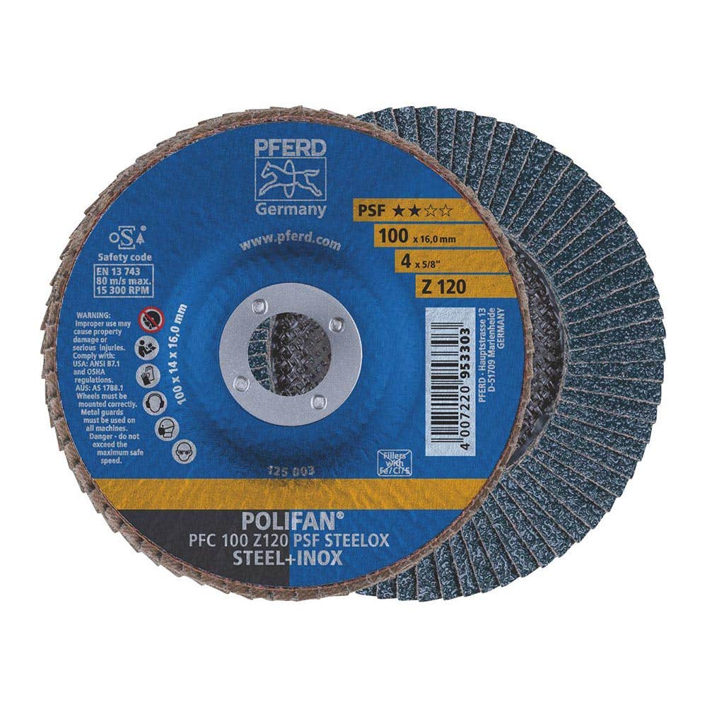 Disc Flap 100 x 16mm 120G 15300rpm 81050383 67769100