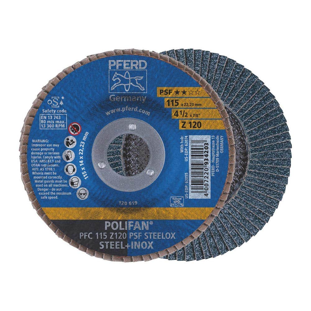Disc Flap 115 x 22.23mm 120G 13300rpm 734006 67769115