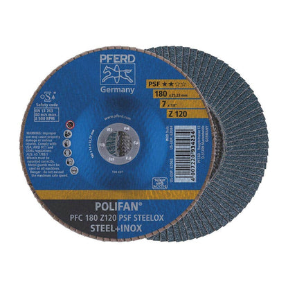 Disc Flap Zirconia 8500rpm 180 x 22.23mm 120G 735008 67769185