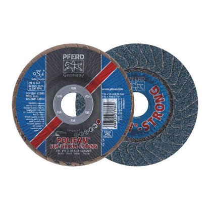 Disc Flap Zirconia 115 X 14 X 22.23mm 36G Polifan Strong Pferd 270783 67788015