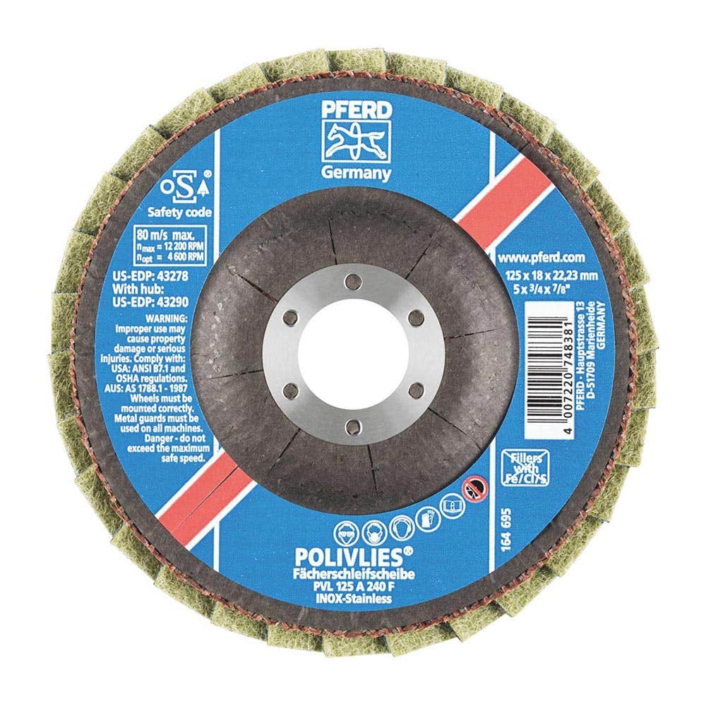 Disc Flap Polivlies 125mm 240G Fine Pferd 79912662 44694113