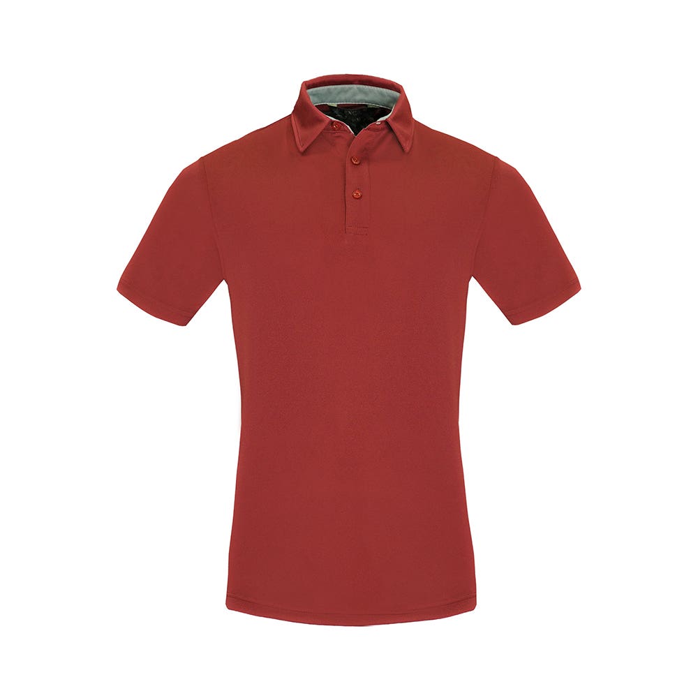 Polo Kahve S/S 200gsm Poly 2XL Red Stencil 40040344 1064-RED-2XL