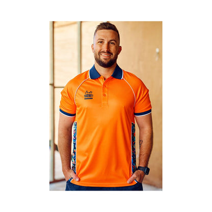 21545 Pearler Panel Orange Polo 21545