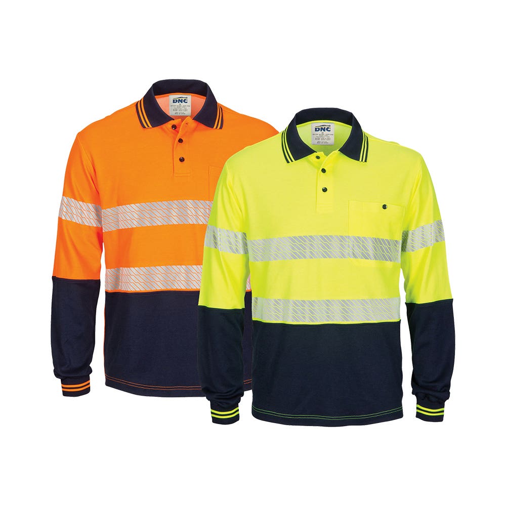3518 L/S Cotton Back Taped Polo_BALL3518
