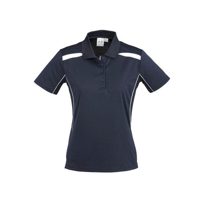United Ladies Polo Navy/White - 22 36017835 P244LS-NAV/WHT-22