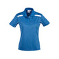Shirt Polo Womens S/S Polyester Biz Cool United Royal/White 10 Biz 430079 P244LS-ROY/WHT-10