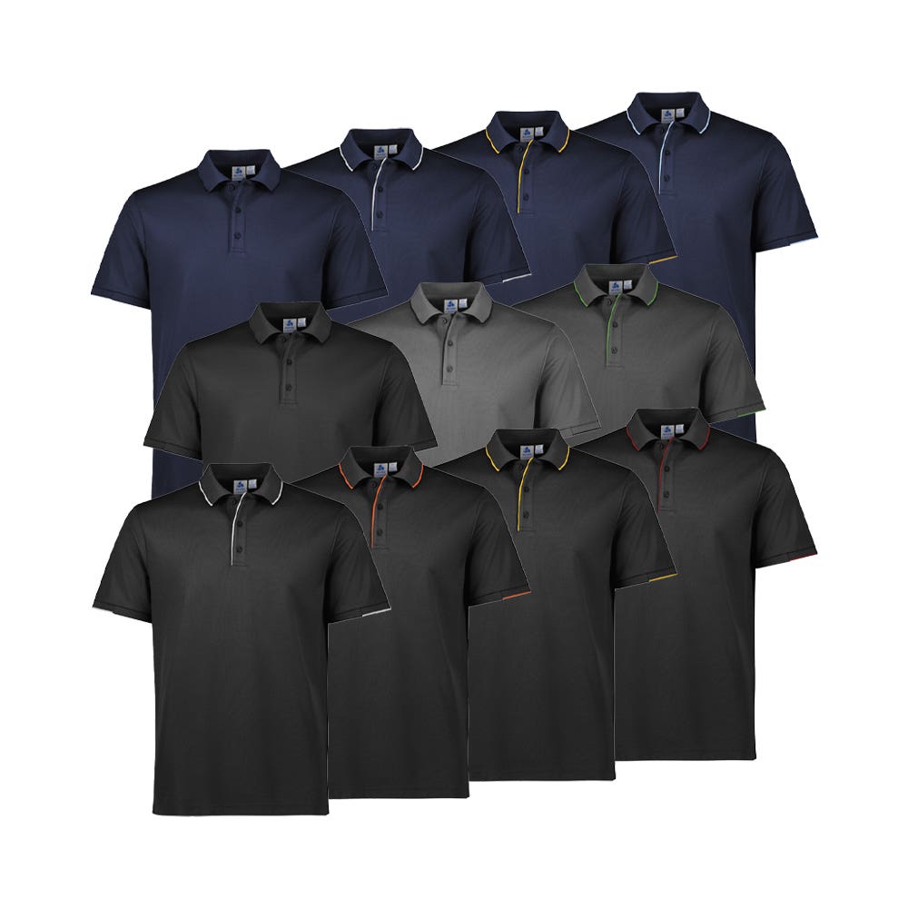 P313MS Focus Short Sleeve Polo Shirt 185gsm P313MS
