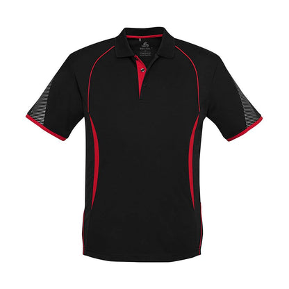 Shirt Polo Kids S/S Polyester Biz Cool Razor Black /red 6 Biz 546376 P405KS-BLK/RED-6