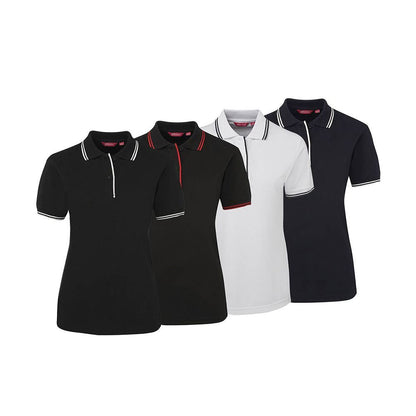 2LCP Women's Contrast Polo Shirt 210gsm 2LCP