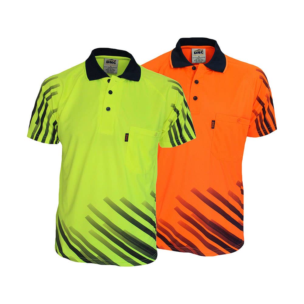 3566 Hi-Vis Sublimated Polo Shirt 175gsm 3566