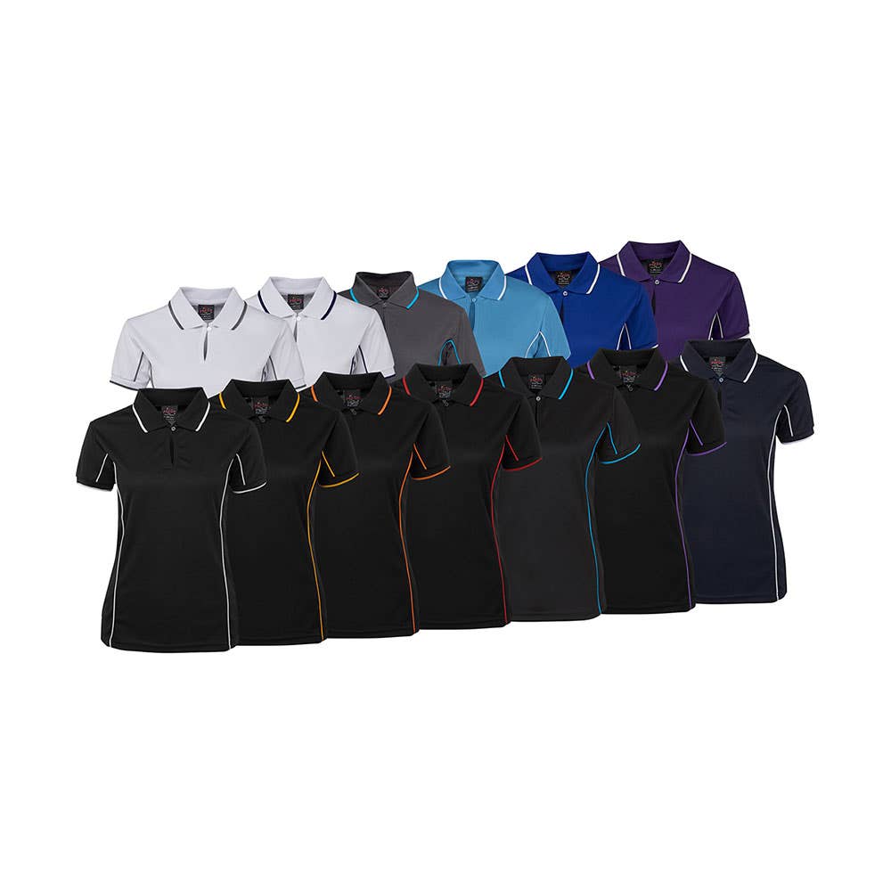 7LPI Ladies Piping Polo Shirt 160gsm AAE7LPI AAE7LPI