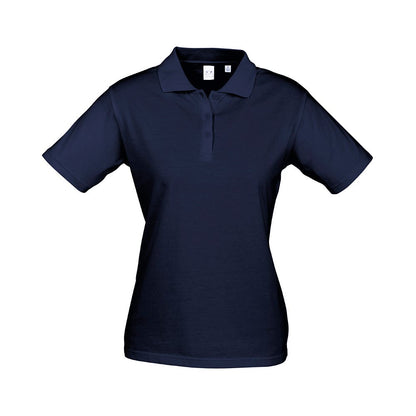 Shirt Polo Womens S/S Cotton Ice Navy 10 Biz_177227_P112LS-NAV-10