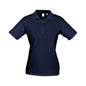 Shirt Polo Womens S/S Cotton Ice Navy 10 Biz_177227_P112LS-NAV-10
