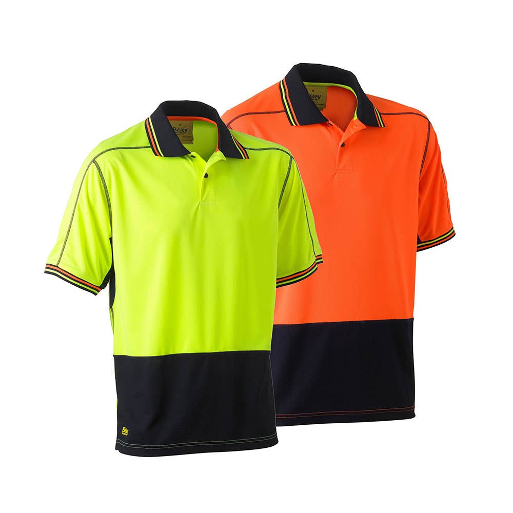 BK1219 Hi-Vis Polyester Mesh Polo Shirt 130gsm BK1219