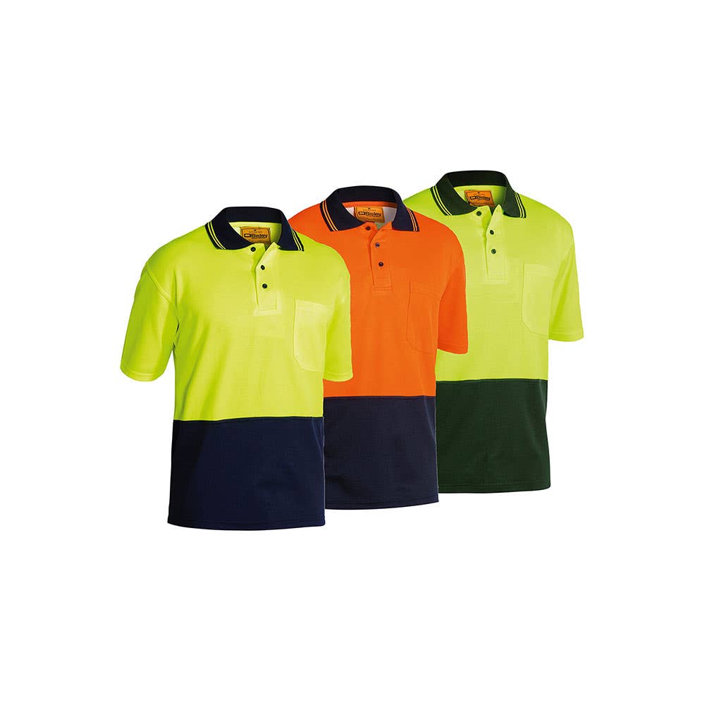 BK1234 Hi-Vis Short Sleeve Polo Shirt 195gsm Gosford Quarries GOSQBK1234