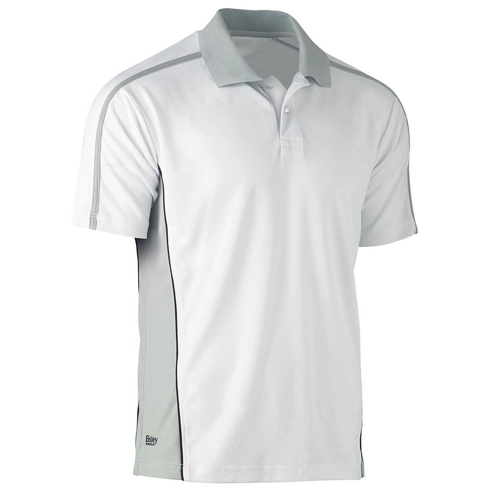 BK1423 Painters Contrast Polyester Mesh Polo Shirt 140gsm BK1423