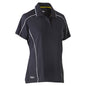 Shirt Polo Womens Poly Cool Mesh 130gsm Charcoal 10 Bisley_40014148_BKL1425_BCCG10